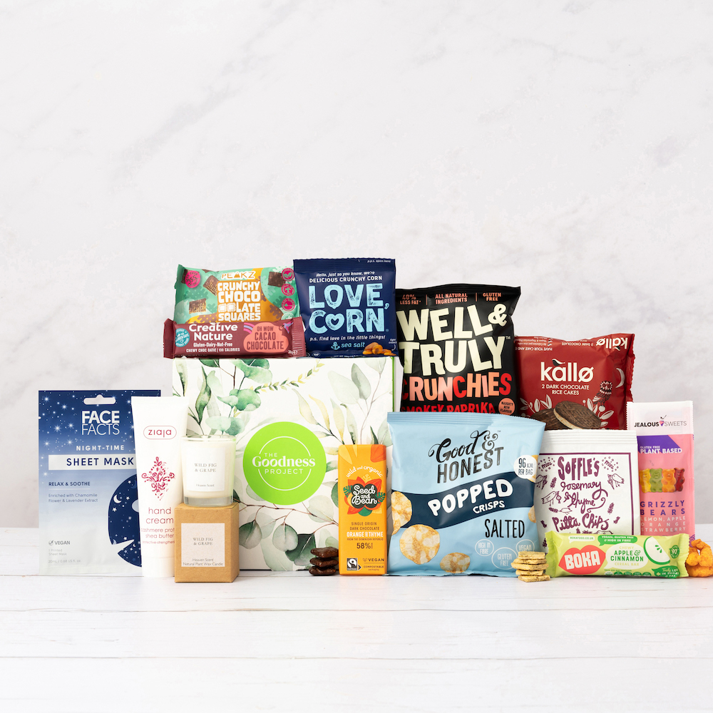 The Ultimate Wellness Pampering and Snack Hamper Gift Box